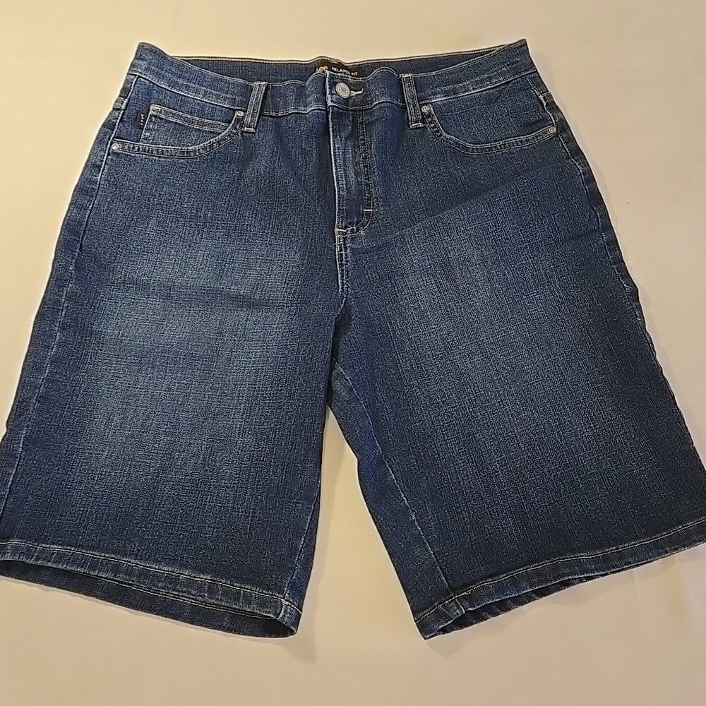 Lee Jean Shorts Womens 12 Medium Relaxed Fit Mid Rise